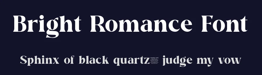 Bright Romance Font by zafira.type — Serif Font — thumbnail 2