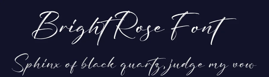 Bright Rose Font by glorytype — Script Handwritten Font — thumbnail 2
