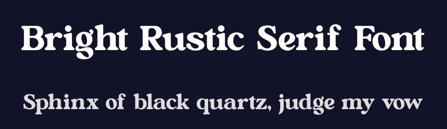 Bright Rustic Serif Font by timelesstype.co — Display Font — thumbnail 2