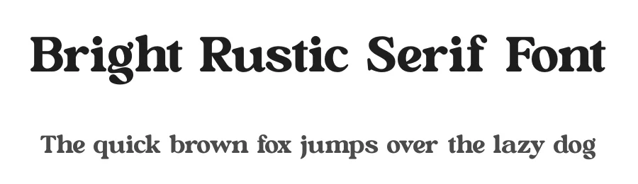 Bright Rustic Serif Font by timelesstype.co — Display Font