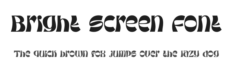 Bright Screen Font by timelesstype.co — Display Font