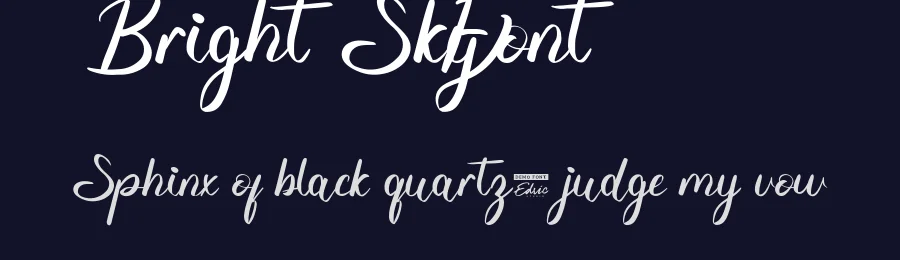 Bright Sky Font by edricstudio — Script Handwritten Font — thumbnail 2
