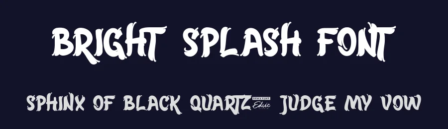 Bright Splash Font by edricstudio — Script Handwritten Font — thumbnail 2