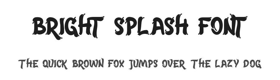 Bright Splash Font by edricstudio — Script Handwritten Font