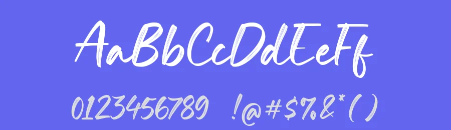 Bright Summer Typeface by Timur type — Script Handwritten Font — thumbnail 3