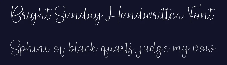 Bright Sunday Handwritten Font by creativeletter — Script Handwritten Font — thumbnail 2