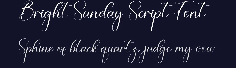 Bright Sunday Script Font by creativeletter — Script Handwritten Font — thumbnail 2