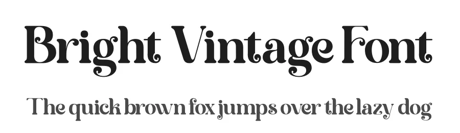 Bright Vintage Font by saemooncreative — Serif Font