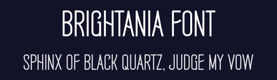 Brightania Font by Almairatype — Sans Serif Font — thumbnail 2