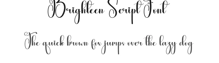 Brighteen Script Font by andikastudio — Script Handwritten Font