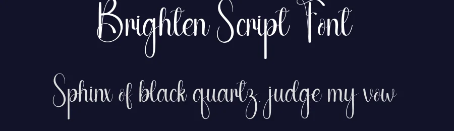 Brighten Script Font by andikastudio — Script Handwritten Font — thumbnail 2