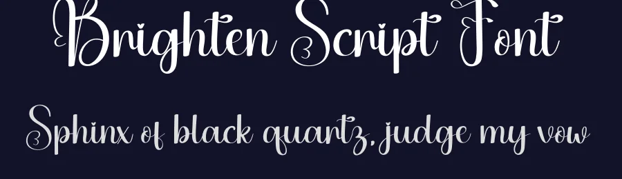 Brighten Script Font by andikastudio — Script Handwritten Font — thumbnail 2