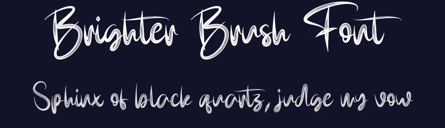 Brighter Brush Font by creativeletter — Script Handwritten Font — thumbnail 2
