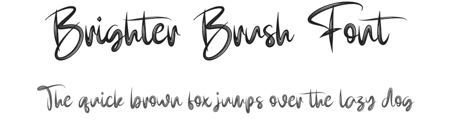 Brighter Brush Font by creativeletter — Script Handwritten Font