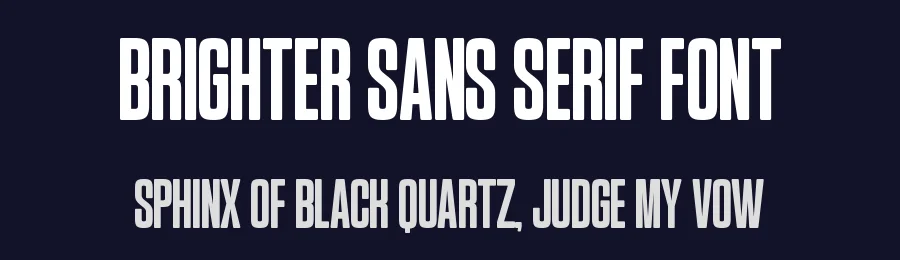 Brighter Sans Serif Font by Almairatype — Decorative Font — thumbnail 2