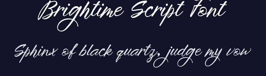 Brightime Script Font by stripesstudio — Script Handwritten Font — thumbnail 2