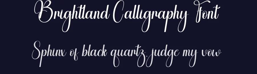 Brightland Calligraphy Font by andikastudio — Script Handwritten Font — thumbnail 2