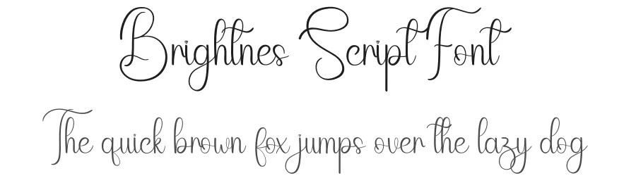 Brightnes Script Font by andikastudio — Script Handwritten Font