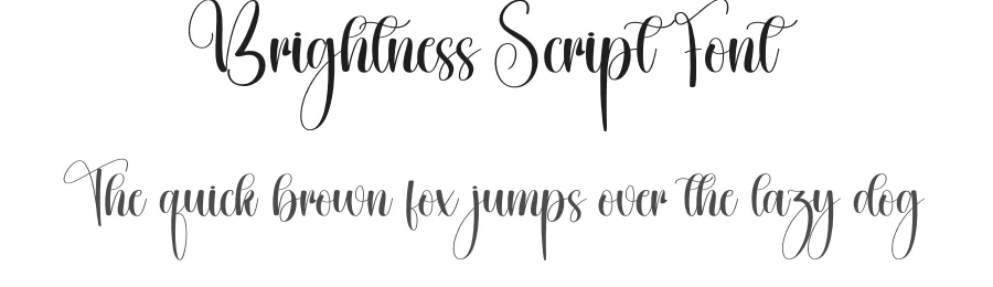 Brightness Script Font by creativeletter — Script Handwritten Font