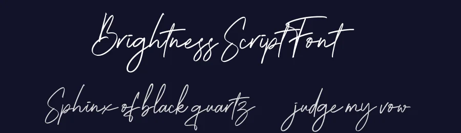 Brightness Script Font by Mozarella — Script Handwritten Font — thumbnail 2