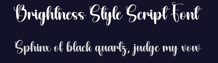 Brightness Style Script Font by andikastudio — Script Handwritten Font — thumbnail 2