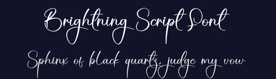 Brightning Script Font by creativeletter — Script Handwritten Font — thumbnail 2