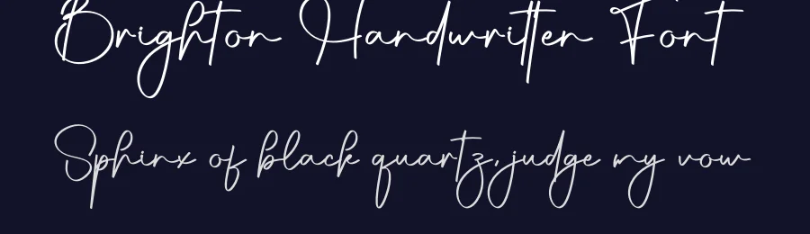 Brighton Handwritten Font by creativeletter — Script Handwritten Font — thumbnail 2