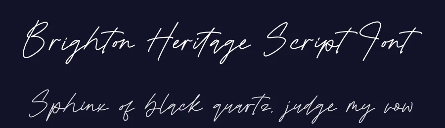 Brighton Heritage Script Font by Operatype.Co — Display Font — thumbnail 2