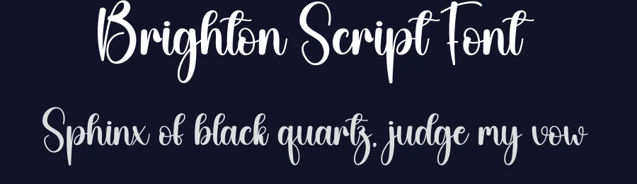 Brighton Script Font by creativeletter — Script Handwritten Font — thumbnail 2