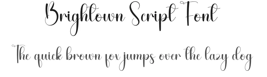 Brightown Script Font by andikastudio — Script Handwritten Font