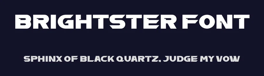 Brightster Font by Maiko Hatta — Display Font — thumbnail 2