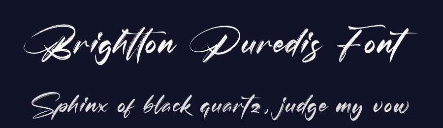 Brightton Puredis Font by glorytype — Script Handwritten Font — thumbnail 2