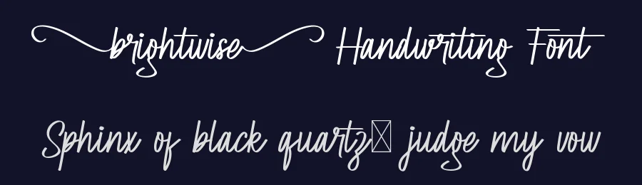 Brightwise Handwriting Font by RaisProject — Script Handwritten Font — thumbnail 2