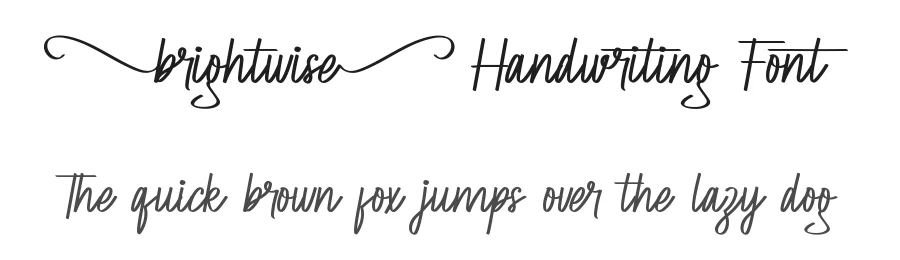 Brightwise Handwriting Font by RaisProject — Script Handwritten Font