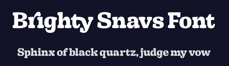 Brighty Snavs Font by timelesstype.co — Serif Font — thumbnail 2