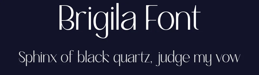Brigila Font by mixjpg — Serif Font — thumbnail 2