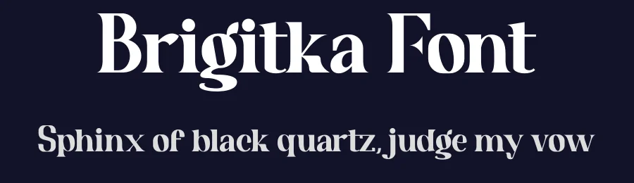 Brigitka Font by embuntype — Serif Font — thumbnail 2