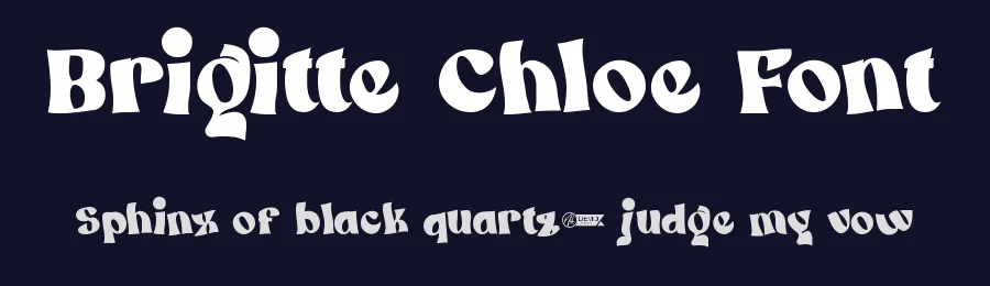 Brigitte Chloe Font by nihstudio — Display Font — thumbnail 2