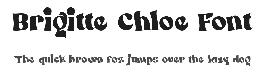 Brigitte Chloe Font by nihstudio — Display Font