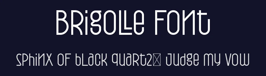 Brigolle Font by Phoenix Dungeon — Sans Serif Font — thumbnail 2