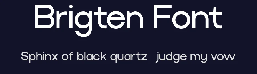 Brigten Font by Flawless And Co — Sans Serif Font — thumbnail 2