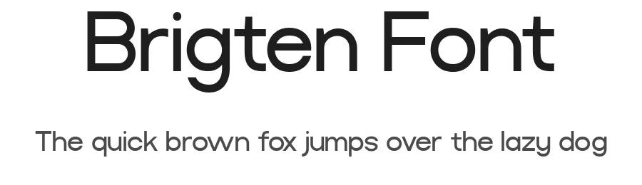 Brigten Font by Flawless And Co — Sans Serif Font