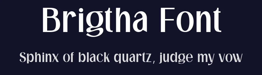 Brigtha Font by hyperactype — Display Font — thumbnail 2