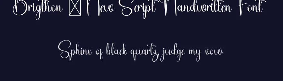Brigthon – New Script Handwritten Font by inermediaSTUDIO — Script Handwritten Font — thumbnail 2