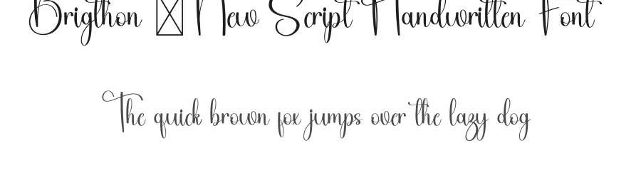 Brigthon – New Script Handwritten Font by inermediaSTUDIO — Script Handwritten Font