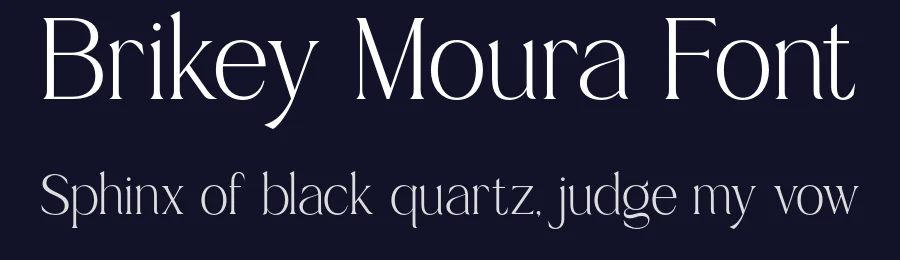Brikey Moura Font by roomspace.cl — Serif Font — thumbnail 2