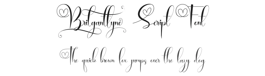 Brilganttyne Script Font by Naharstd — Script Handwritten Font