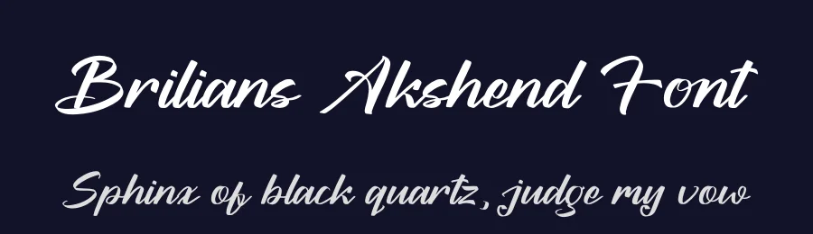 Brilians Akshend Font by letterenastudios — Script Handwritten Font — thumbnail 2