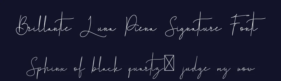 Brillante Luna Piena Signature Font by edricstudio — Script Handwritten Font — thumbnail 2