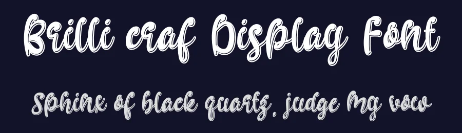 Brilli craf Display Font by andikastudio — Display Font — thumbnail 2
